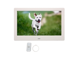 Marco digital Hd de 10,1 polegadas com rotação automática, compatível com vídeo e música, controle remoto, plugue europeu | S/MARCA