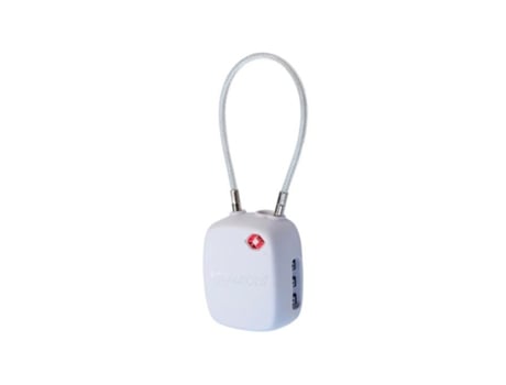 Cadeado Airtag Connected Compatível Com Apple Find My Ipx6 Boompods Brancos