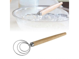 Batedor De Ovos Em Aço Inoxidável, Formato Circular, Para Cozinha, Farinha, Creme, Misturador Manual