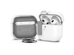 Capa Protetora À Prova De Choque Com Trava Automática Para Fones De Ouvido Bluetooth Airpods 4