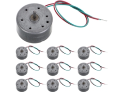 Mini Motor 300ma 20 Peças Para Projetos Educativos E Brinquedos De Carros Diy