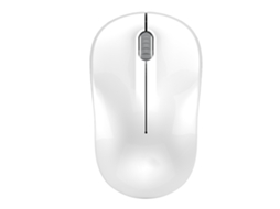 Rato Sem Fio Para Gaming E Escritório V1 2.4g 3 Botões 3d 1600 Dpi Para Desktop E Laptop Branco