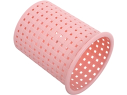Porta-lápis de rattan sintético, estojo de plástico para lápis e organizador de mesa multifuncional, decoração escolar.