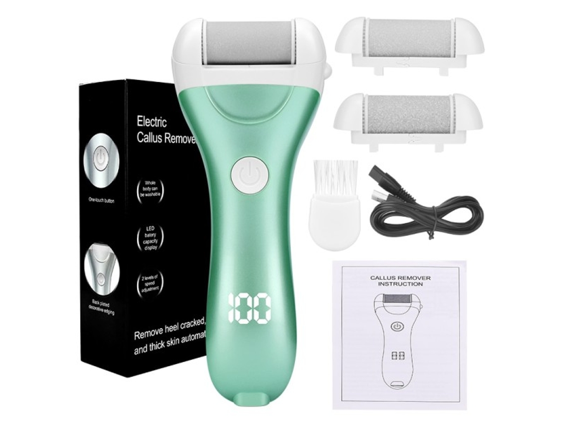 Lixa Elétrica Recarregável Para Pés, Ideal Para Lixar Os Calcanhares E Realizar Pedicure. Aquaforge