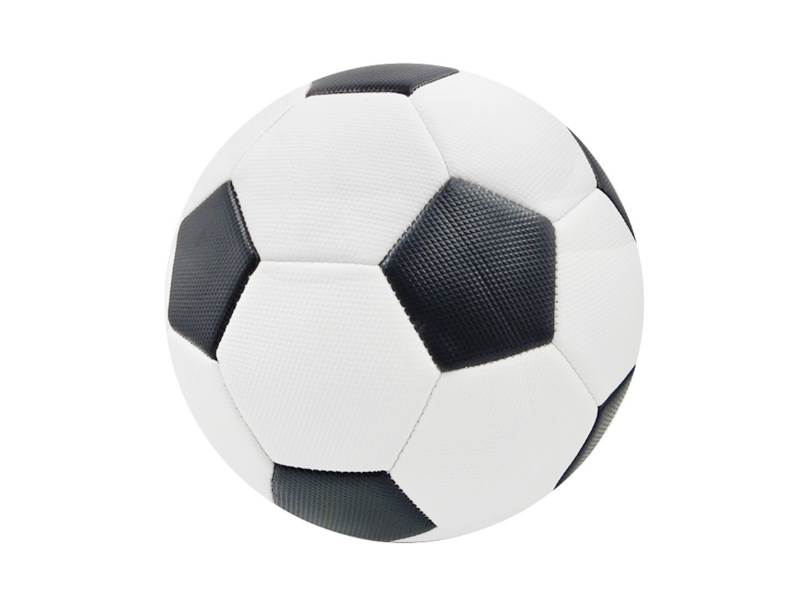 Bola de Futebol Tamanho 4, Reforçada, Preta e Branca com Padrão de Tijolos, Apropriada para Adultos e Estudantes, ZYBLSSBB