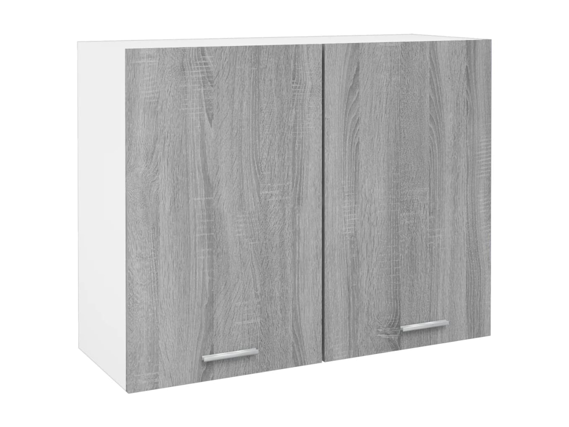 Vidaxl Armário Suspenso “lyon” 80x31x60 Cm Cinzento Sonoma