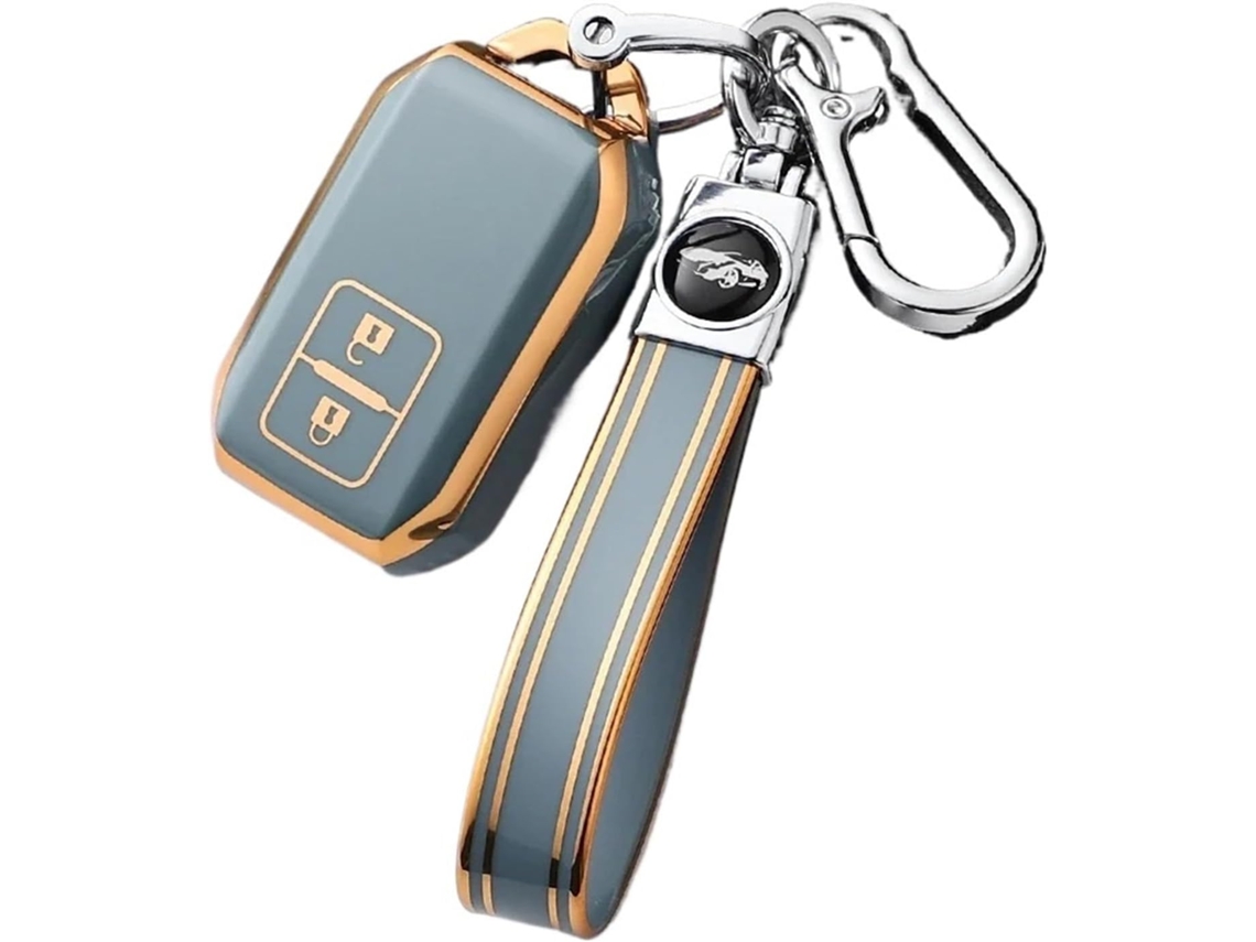 Capa Protetora Para Chave De Carro Em Tpu, Ideal Para Chaveiros Automotivos G Gray Setc