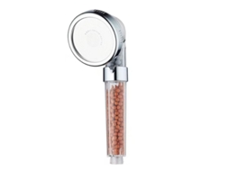 Chuveiro de alta pressão com 3 modos de imersão e filtro de perlita, economiza água, ideal para banheiros familiares.