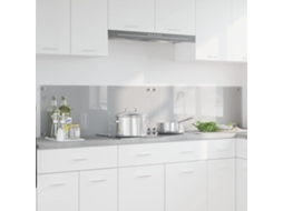 Vidaxl Painel De Cozinha 2 Unid. Cinzento-claro 100 X 40 Cm
