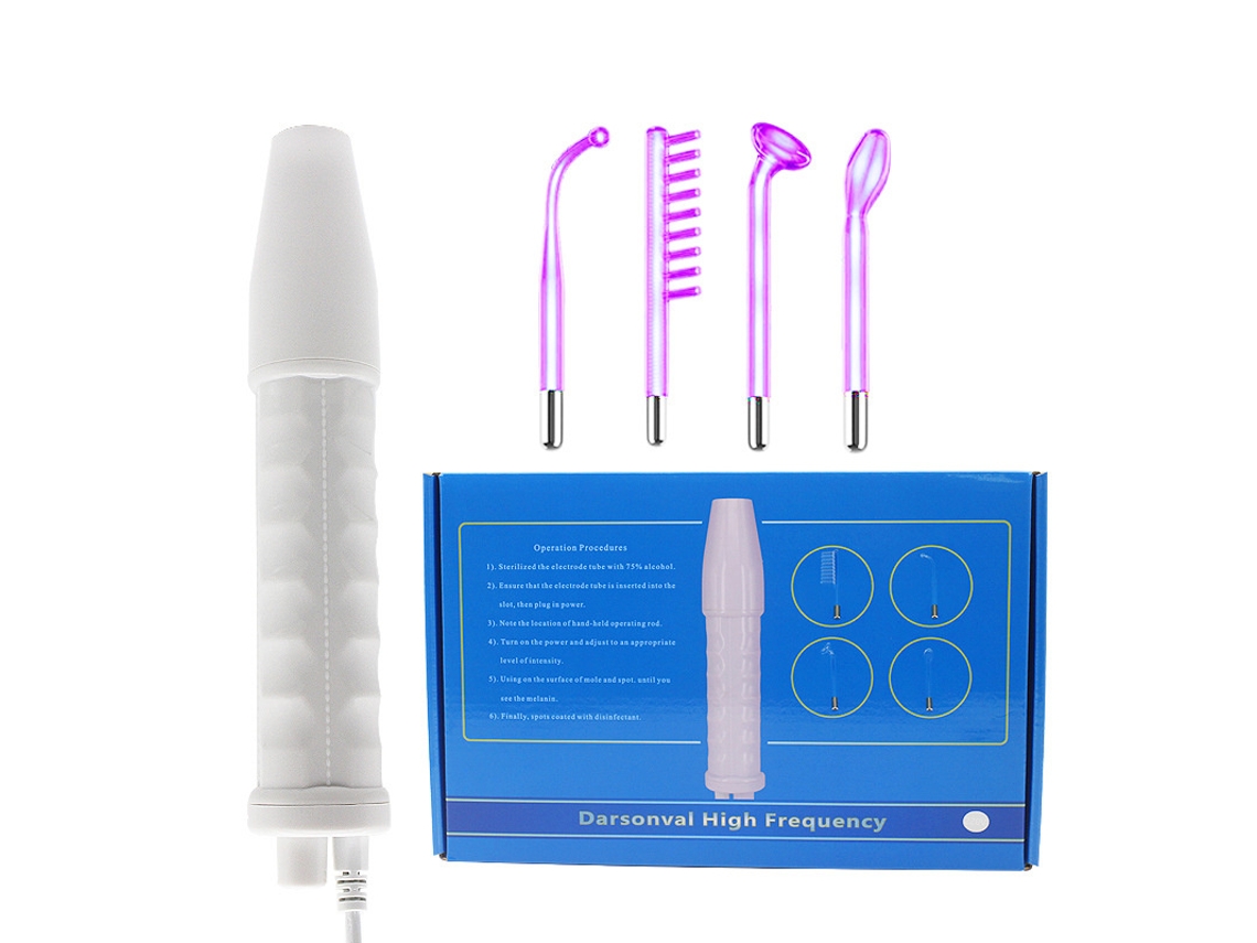 Aparelho De Cuidados Faciais De Alta Frequência, Ferramenta Para Tratamento De Acne, Massageador Facial, Cuidados Com A Pele