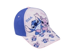 Boné Infantil Stitch Cor De Rosa (53 Cm)