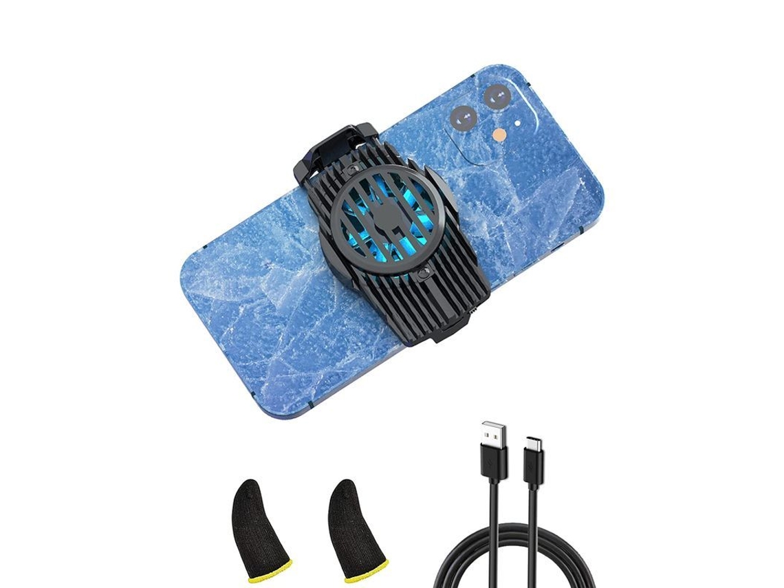 Resfriador de Celular YURU, com ventilador, para jogos, compatível com iPhone