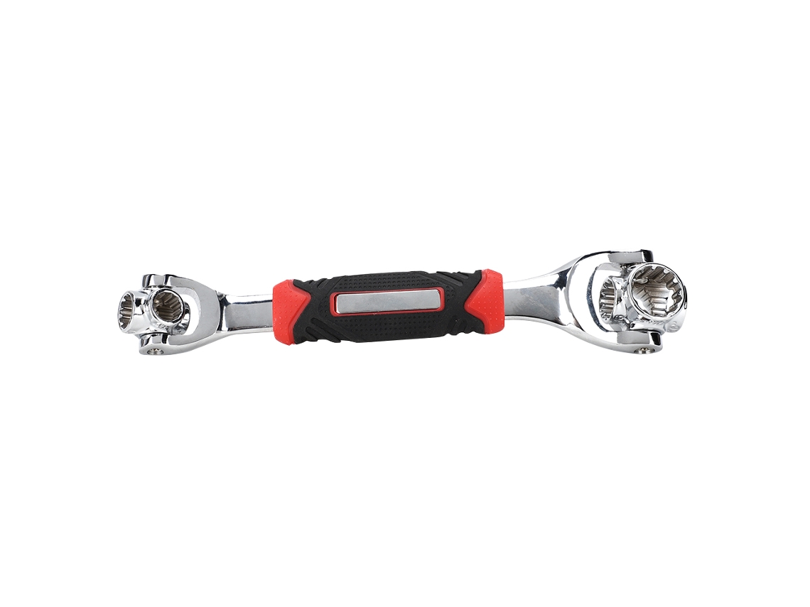 Laxiscreed Chave Universal 48 Em 1 Com Roda 360° E Soquetes Duplos Para Reparações