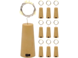 Pacote Com 10 Garrafas A Bateria - 7,87 Polegadas (20 Cm)