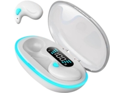 Fones De Ouvido Intra Auriculares Com Cancelamento Ruído E Visor Digital Led