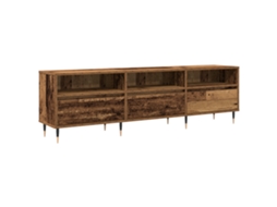 Conjunto 1 Gabinete Para Tv Vidaxl Castanho Derivados De Madeira (150 X 30 X 45 Cm)