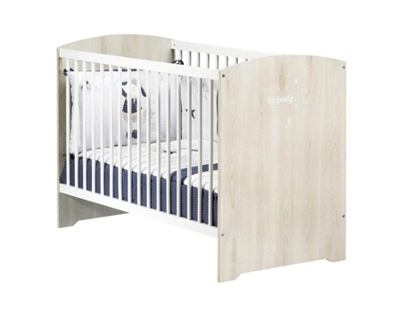 Berço com grades 120 x 60 cm Babyprice Smile Bétula Baby Price