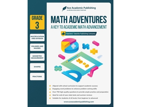 Livro Math Adventures - Grade 3 A Key to Academic Math Advancement de Ace Academic Publishing (Inglês)