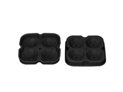 Moldes de Gelo Reutilizáveis em Silicone, 4 peças com tampa, para bebidas | MARCA