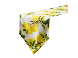 Bandeja de Mesa com Estampa de Limão Amarelo Decorativa e Versátil LAXISCREED