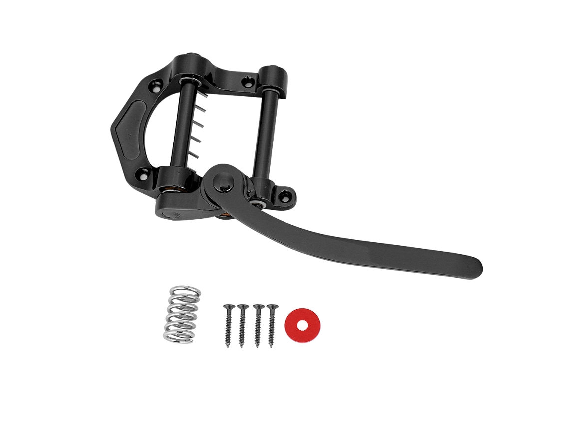 Ponte Vibrato Tremolo para Guitarras Sg Lp Jazz, Preta, Acessórios para Instrumentos Musicais AQUAFORGE