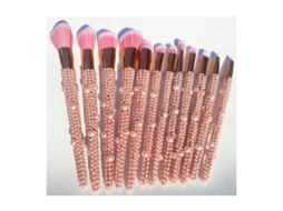 Conjunto de Strass de Diamante Pincéis Brilhantes Conjunto de Pincéis de Base Cosmética 12 Peças Cor 5 LUUCOZK