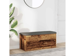 Vidaxl Banco De Arrumação 102x42x45 Cm Derivados Madeira Madeira Velha