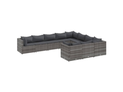 Garden Sofa Set, Garden Sofa Sets Vidaxl Cinzeto Rattan / Vime (n/a)