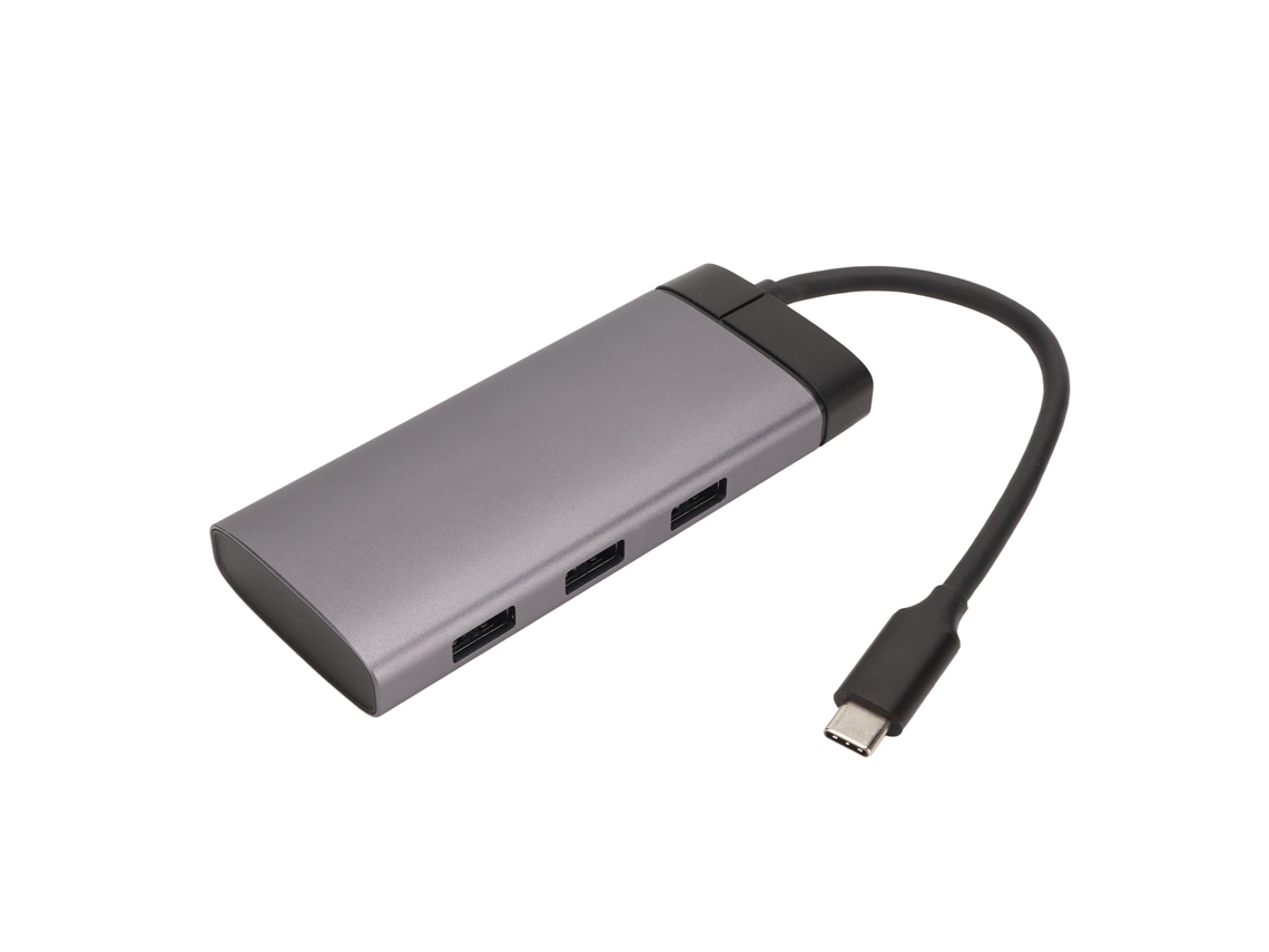 2026zentro-estação De Docking Usb C 5 Em 1 Carregamento Rápido Pd 4k Hd Conexão Fácil Cinza Escuro Bs5a