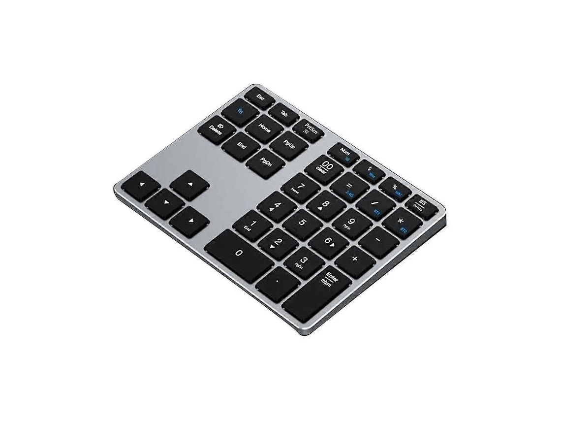Teclado Numérico Bluetooth, Teclado Numérico Sem Fio Com 35 Teclas, Teclado Numérico Bluetooth Fino E Portátil Para Laptop Ly Ebike