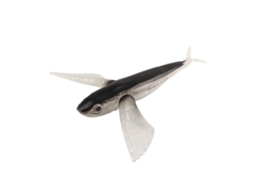 Isca Artificial Peixe Voador Silicone Soft Marinho