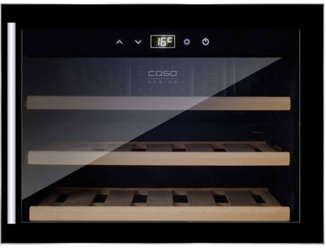 Cave de Vinho CASO WineSafe 18 EB (18 Garrafas - Preto) — 18 Garrafas | 5ºC a 20ºC