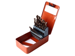 Conjunto De 25 Brocas Twist Laxiscreed Em Aço Hss De Cobalto Para Perfurações Duradouras