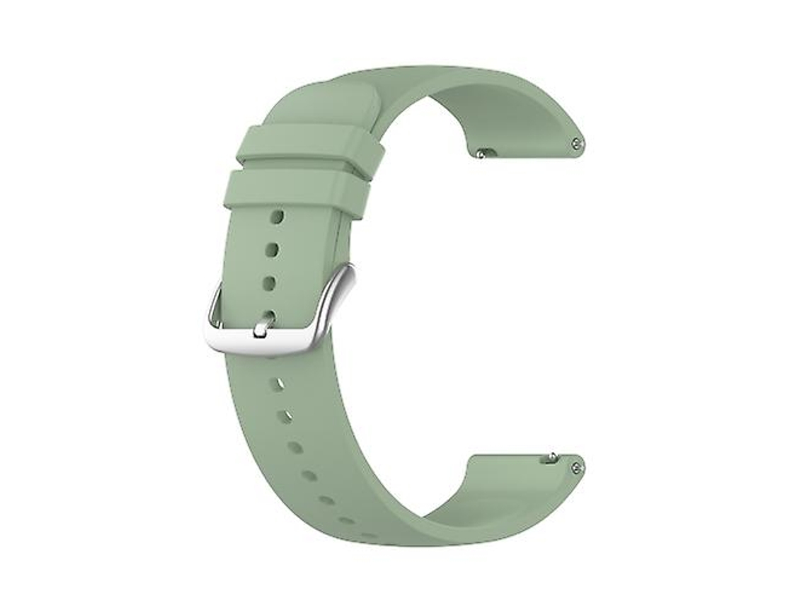 Bracelete de Smartwatch para Garmin Venu Sq 20Mm Faixa de Relógio de Silicone de Cor Sólida Ice Lake Green VENISYMLIS