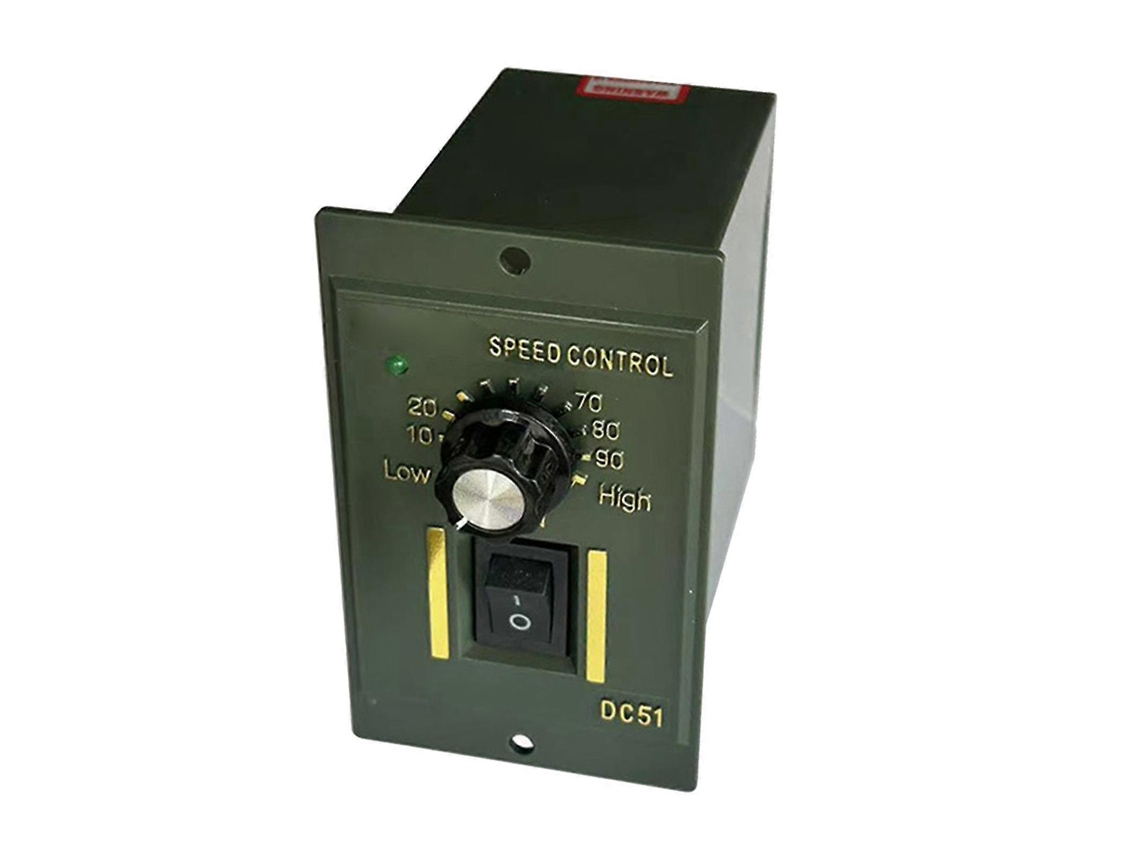 Controlador de velocidade de alta eficiência DC51 com saída DC24V, 48V, 90V, 180V e 200V ajustável, com baixo consumo de energia e estabilidade. Multicolorido. 4A