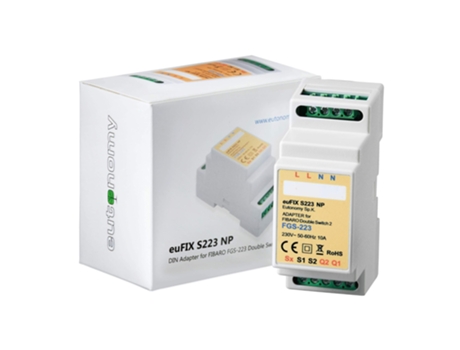 Adaptador Eufix Din para Fibaro Fgs-223 Sem Botões EUROTRONIC