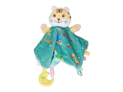 Mali cobertor de Segurança de Tigre Pelúcia Macia Brinquedo Presente Aniversário Verde