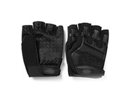 Business luvas de Ciclismo Outdoor de Meio Dedo com Fecho Velcro Anti Derrapante Resistente Ao Desgaste Preto