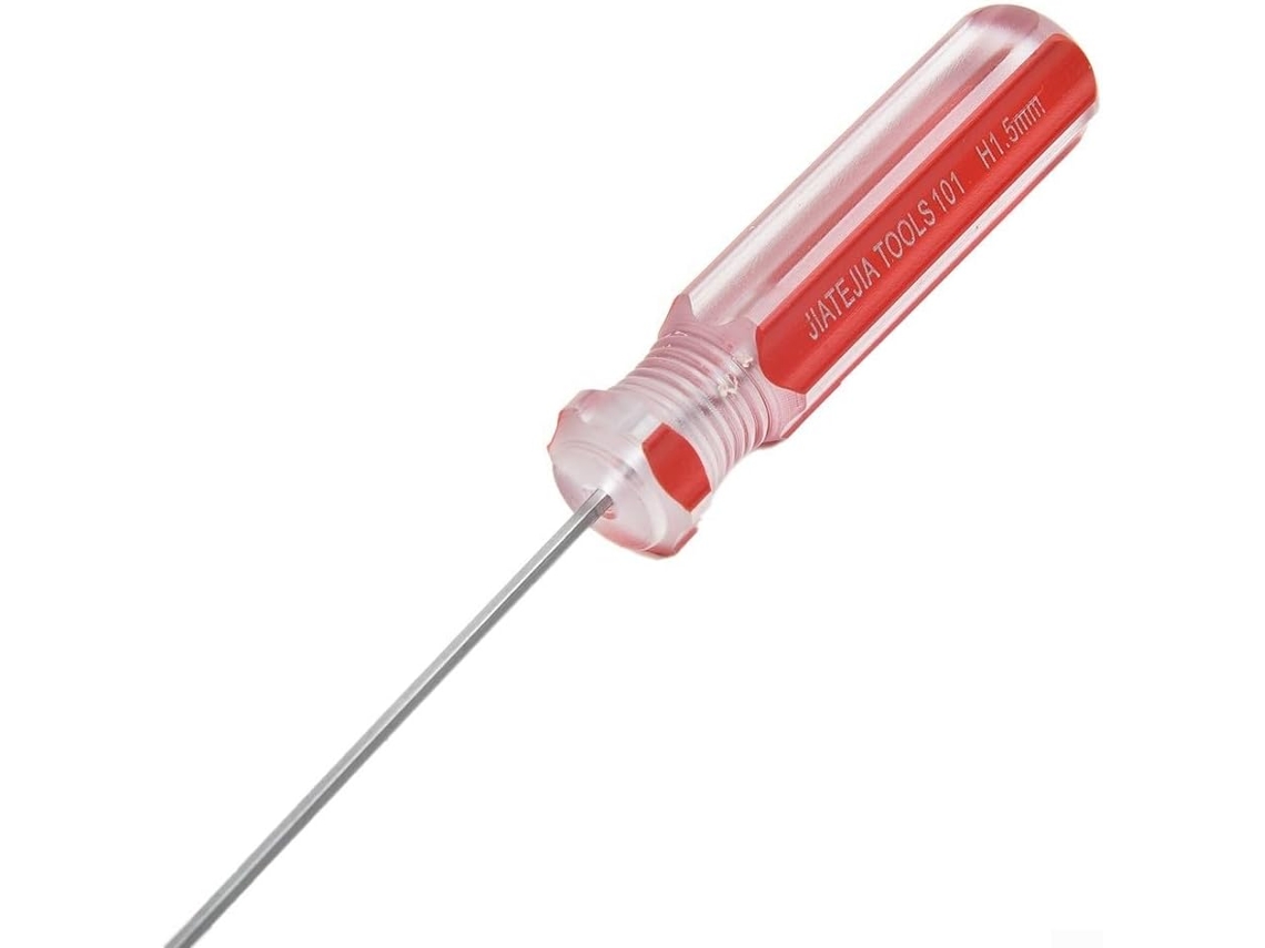 Chave De Fenda Hexagonal Para Reparo Eletrônicos E Brinquedos, Ferramenta Manual Hexagonal De Cabeça Chata Em Aço Com