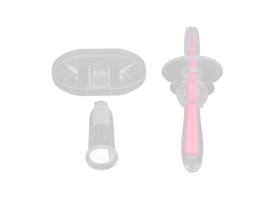Escova de Dentes de Silicone Rosa LAXISCREED para Bebê