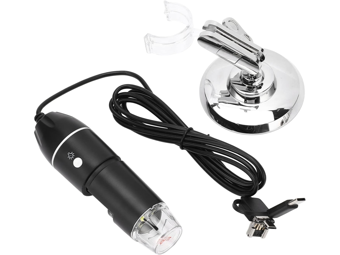 Microscópio Digital 3 Em 1 Com Porta Usb, Microscópio Portátil Com Fio