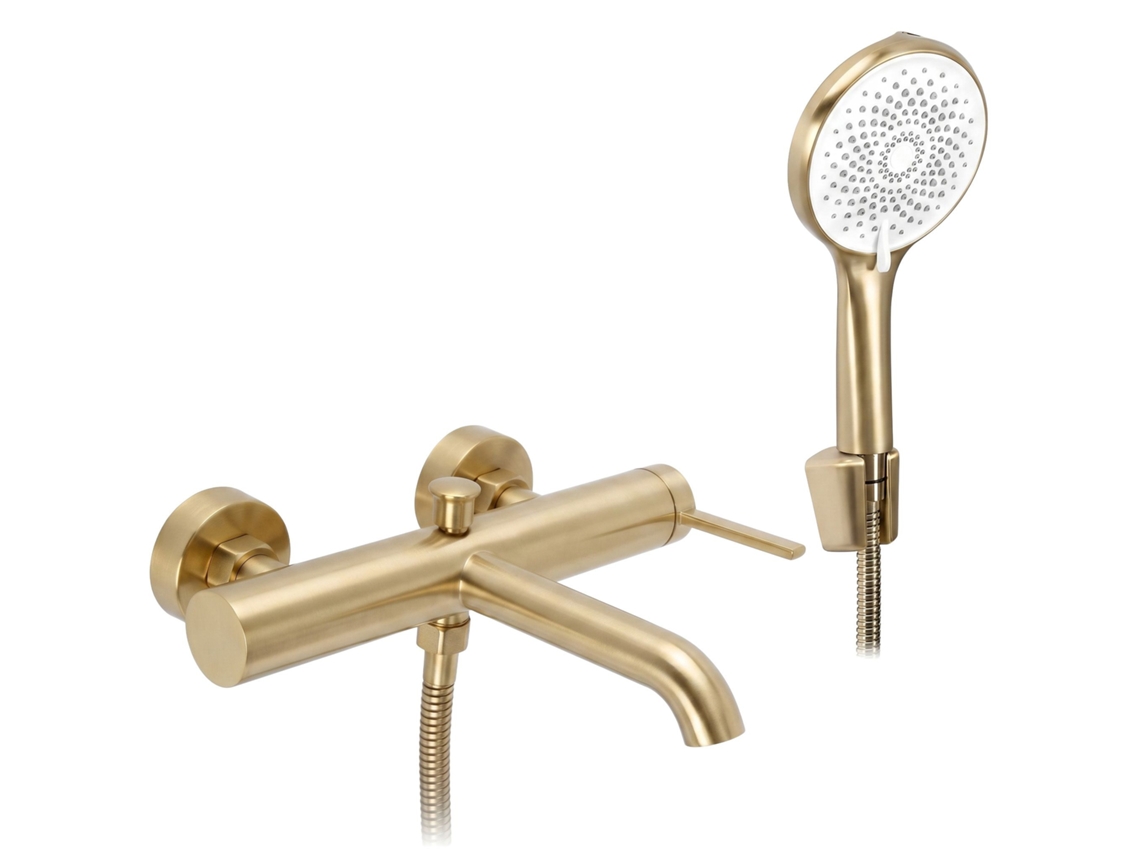 Grifo de Bañera REA Rivo Brush Gold 22,5 X 10 X 6 Cm