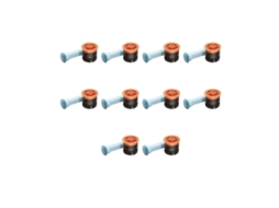 Bocal Difusor 6 Van. Alcance 1 80 Mts Pacote X 10 Oferta Exclusiva RAIN BIRD