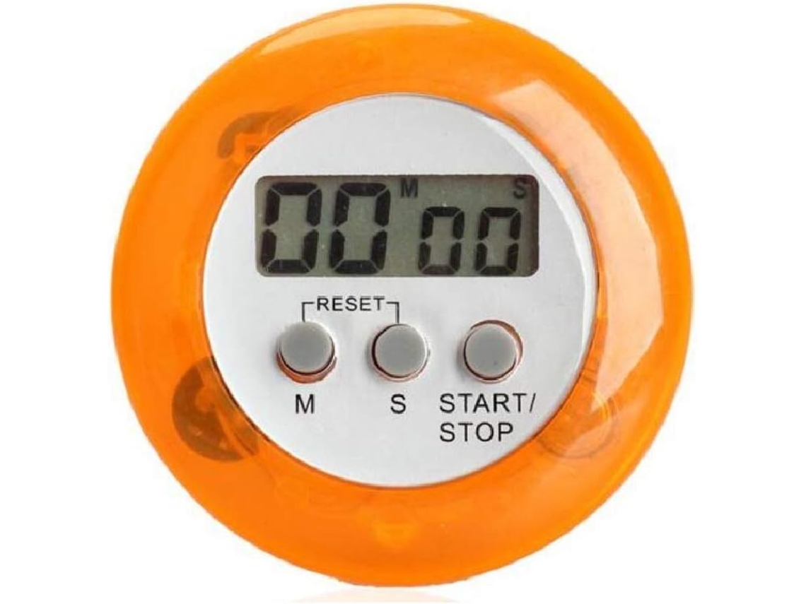 Temporizador De Cozinha Digital Magnético Com Display Lcd E Alarme Sonoro (ou Slowmoose