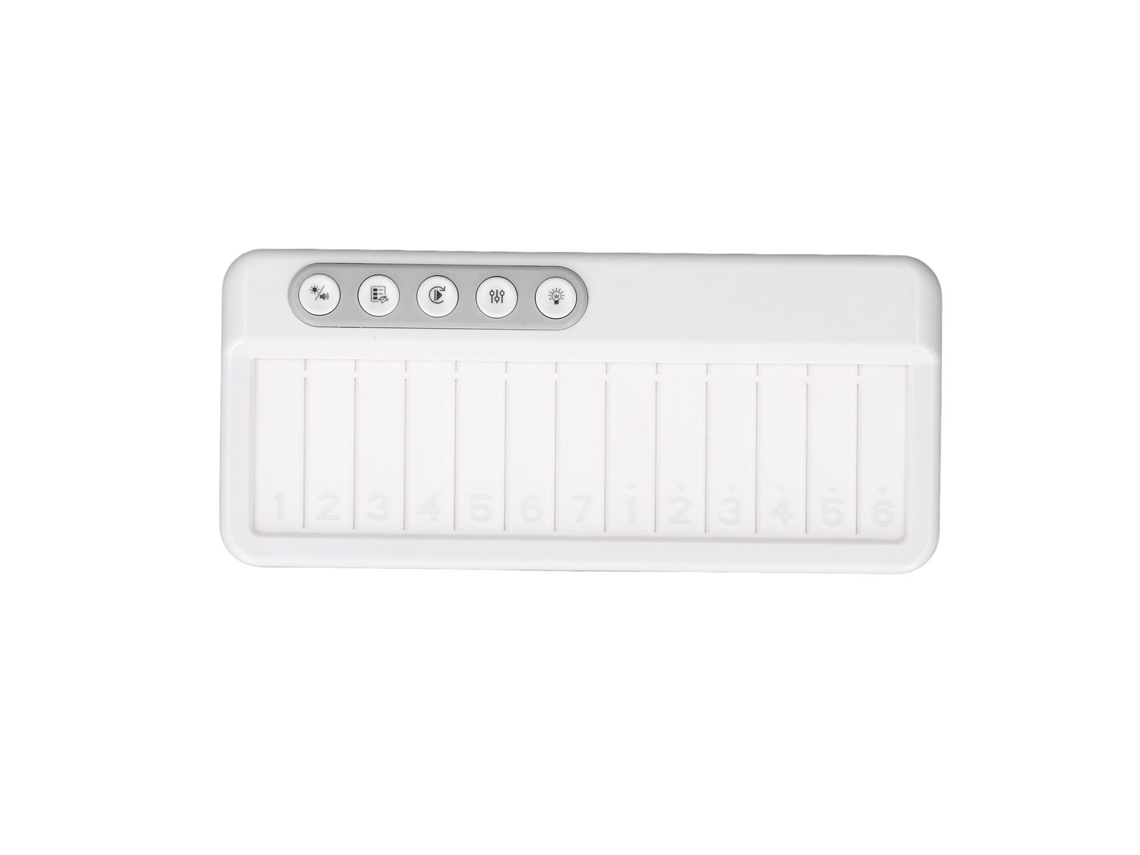 Brinquedo Piano para Bebê com Luzes e Sons Educativo Musical Teclado para Crianças Meninas e Meninos com Mais de 1 Ano Branco