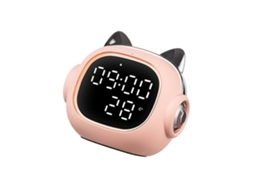 Relógio Laxiscreed Com Alarme E Alto-falante Bluetooth, Design Compacto