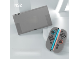 Capa para Nintendo Switch 2, Protetora de Tpu com Cobertura Total SPQMENT (transparente Fosca)