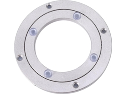 Tornamesa Giratoria de Rodamientos de Bolas para Tv Y Decoración 4 Pulgadas de Aluminio Resistente