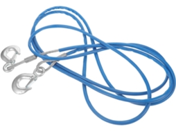 Fita de reforço para vergalhão na cor azul com fio de aço, leve e versátil.