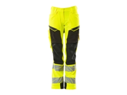 Calças Grandes Com Bolsos Para Joelheiras Accelerate Safe 19078 Amarelo 44 / 30 MASCOT